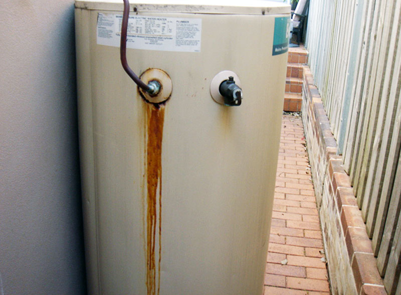New hot water tank